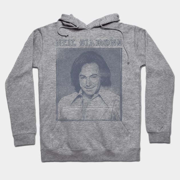 Neil Diamond // Vintage Style Fan Design Hoodie by DankFutura